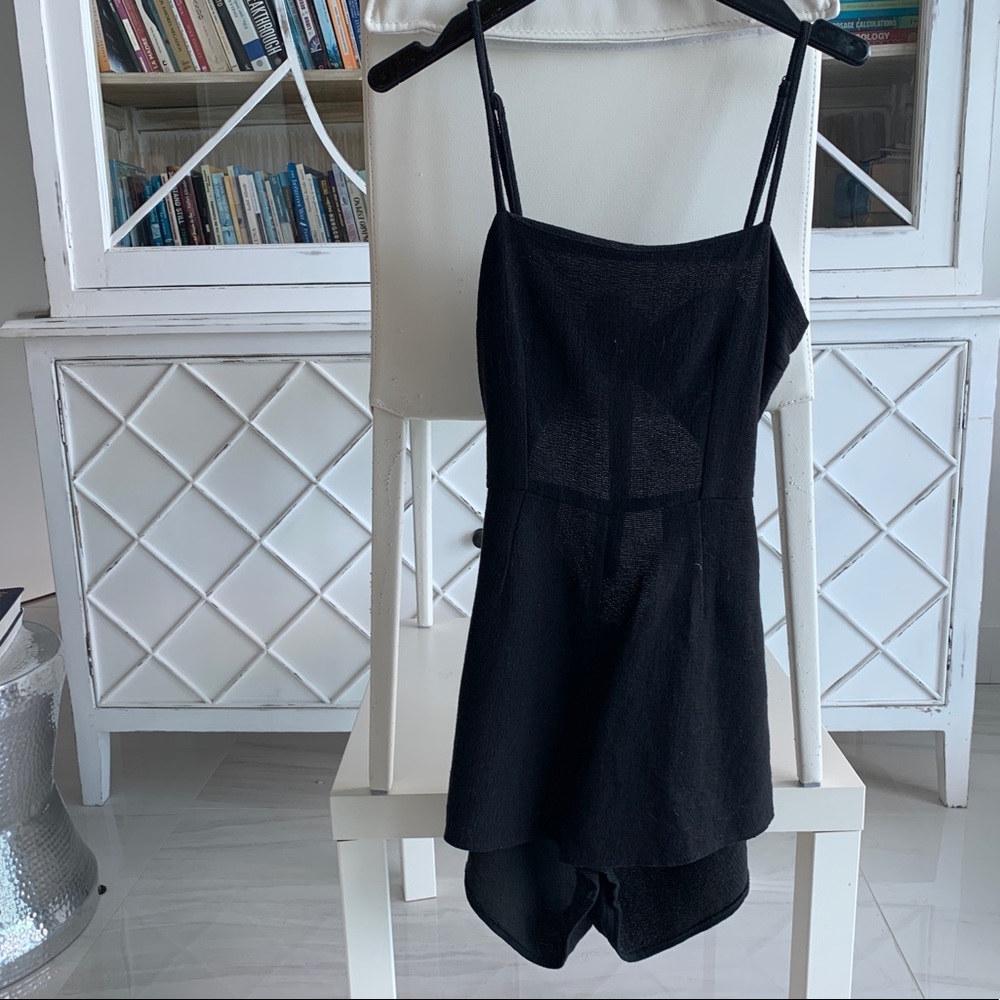 LF black romper